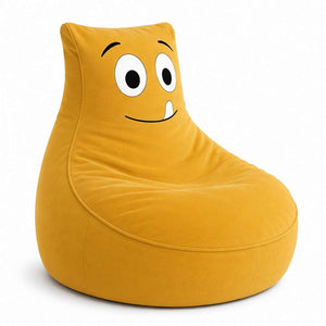 Smiley Velvet Bean Bag: The Happiest Seat in the House! - Fun Learning Store