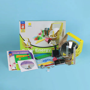 Solar Energy Lab Kit for Kids 7+ Years | 31+ Fun and Educational Solar Power Experiments - Fun Learning Store