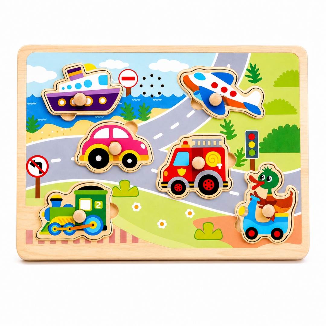 Sound Puzzle Vehicles – Hear The Engines Roar To Life - Fun Learning Store