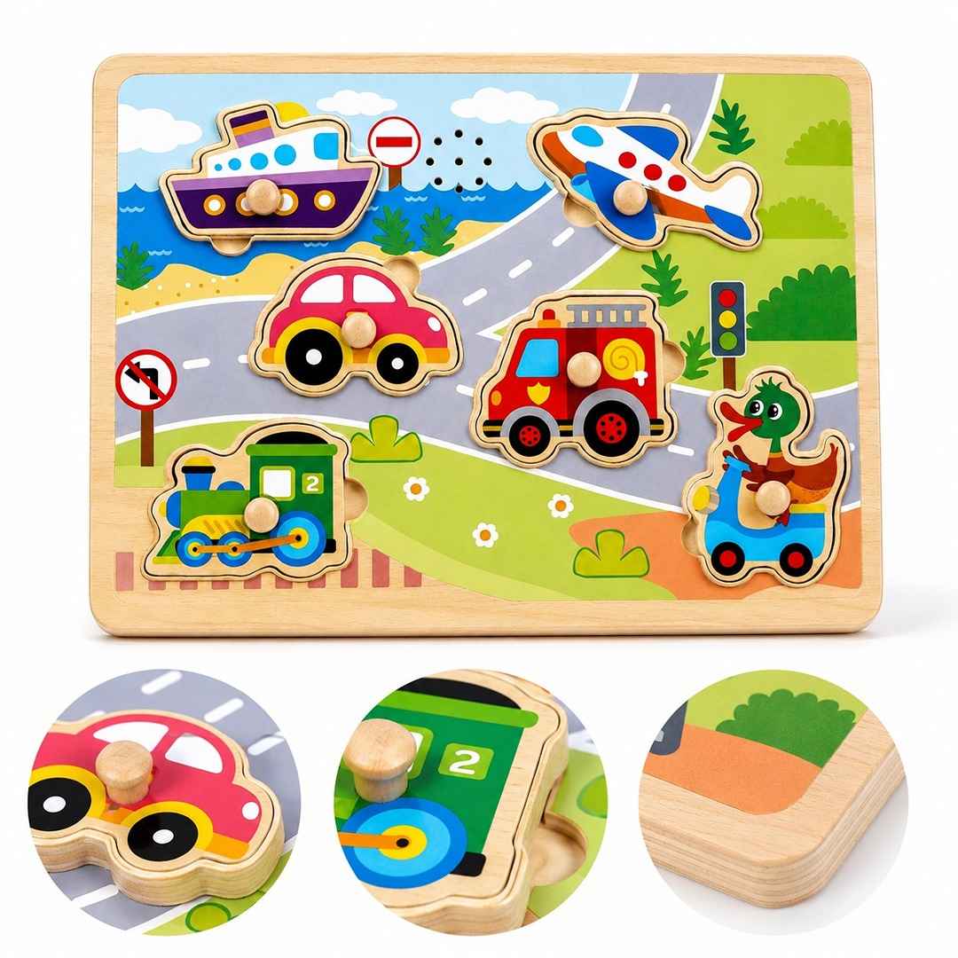 Sound Puzzle Vehicles – Hear The Engines Roar To Life - Fun Learning Store