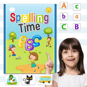 Spelling Time – Interactive English Alphabet Sticker Book for Kids - Fun Learning Store