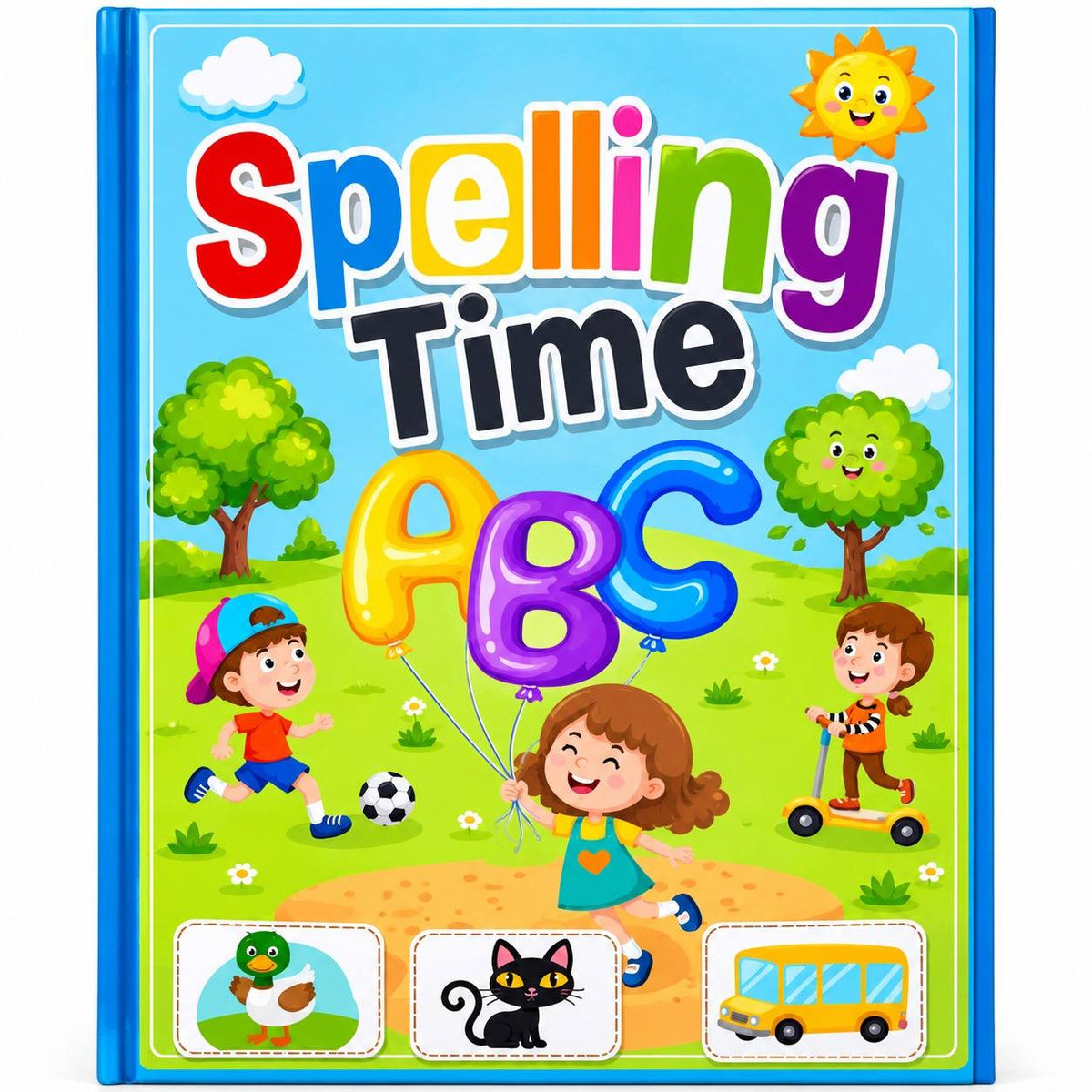 Spelling Time – Interactive English Alphabet Sticker Book for Kids - Fun Learning Store
