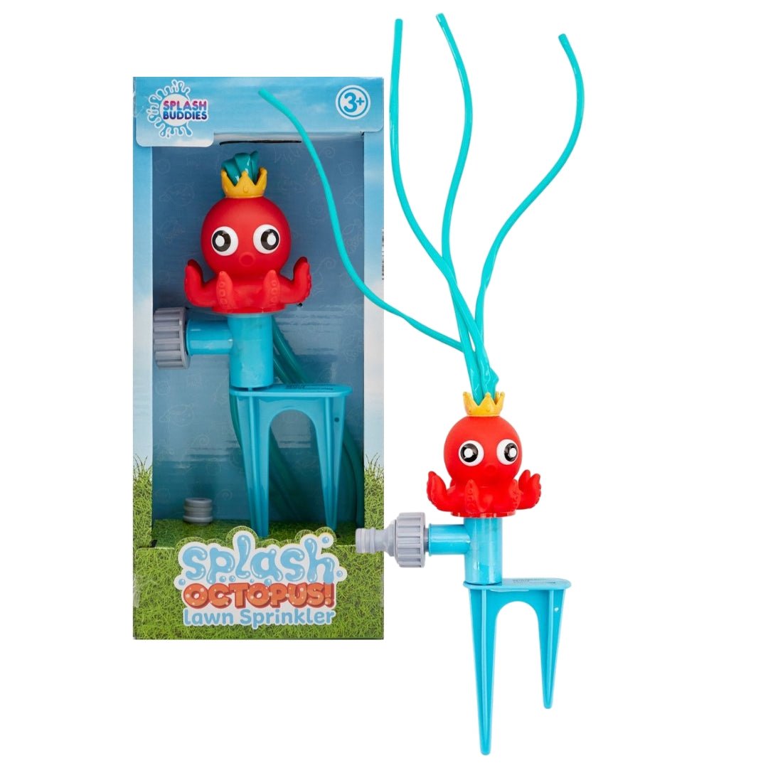 Splash Buddies Octopus Water Sprinkler – Summer Outdoor Fun! - Fun Learning Store
