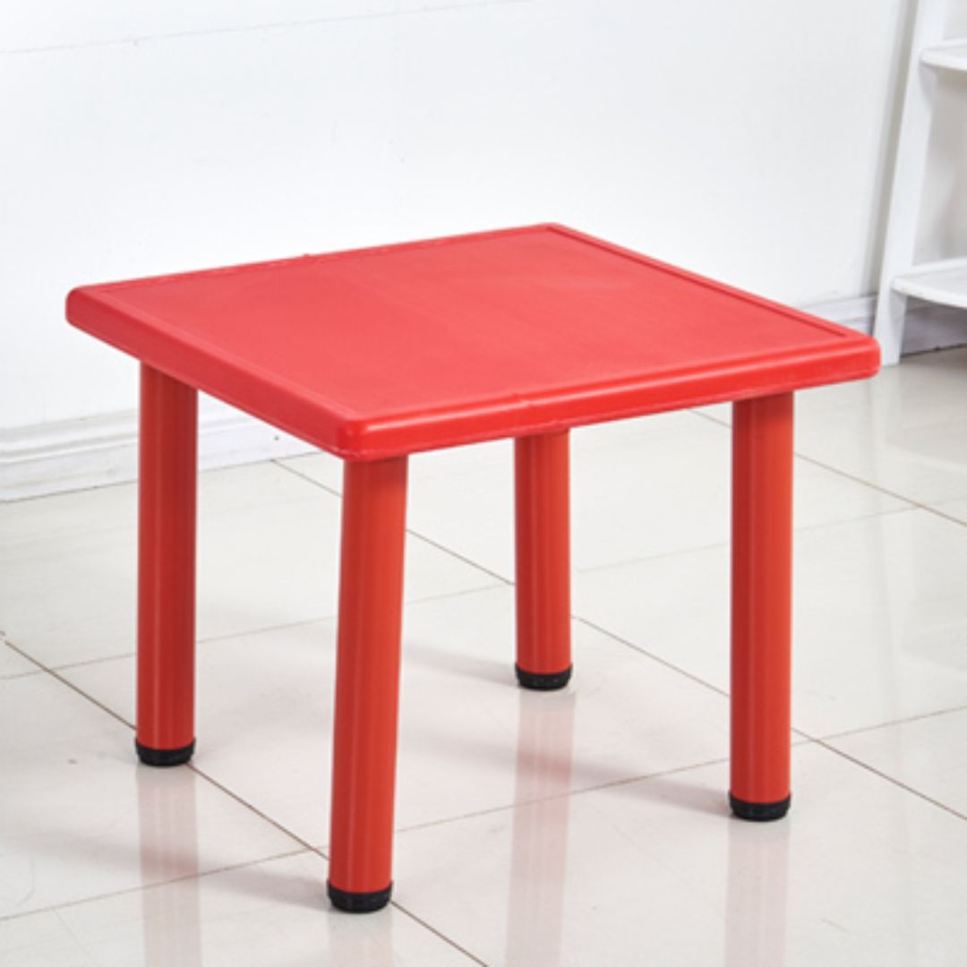 Kid's Square Table with 2 Chairs for Drawing, Playing, and Studying