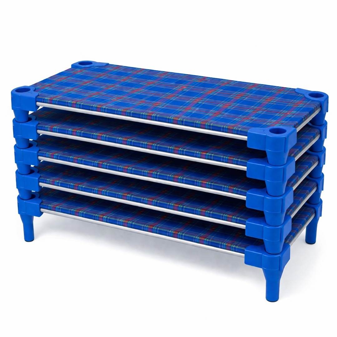 Stackable Fabric Nap Cot: The Ultimate Comfort in a Space - Saving Design! - Fun Learning Store
