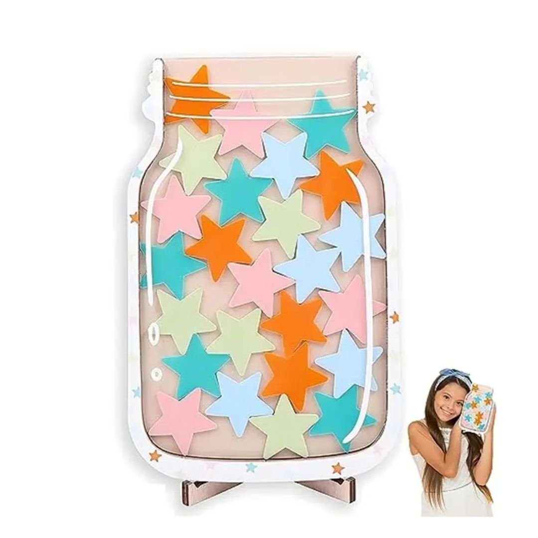 Stars Reward Jar for Kids: Encourage Positive Behavior and Learning - Fun Learning Store