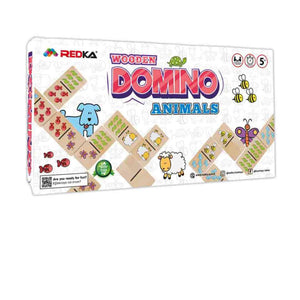 Step into the Wild with Wooden Domino Animals Set! - Fun Learning Store