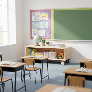 Storage Unit with Metal Base – Durable & High - Quality German Design - Fun Learning Store