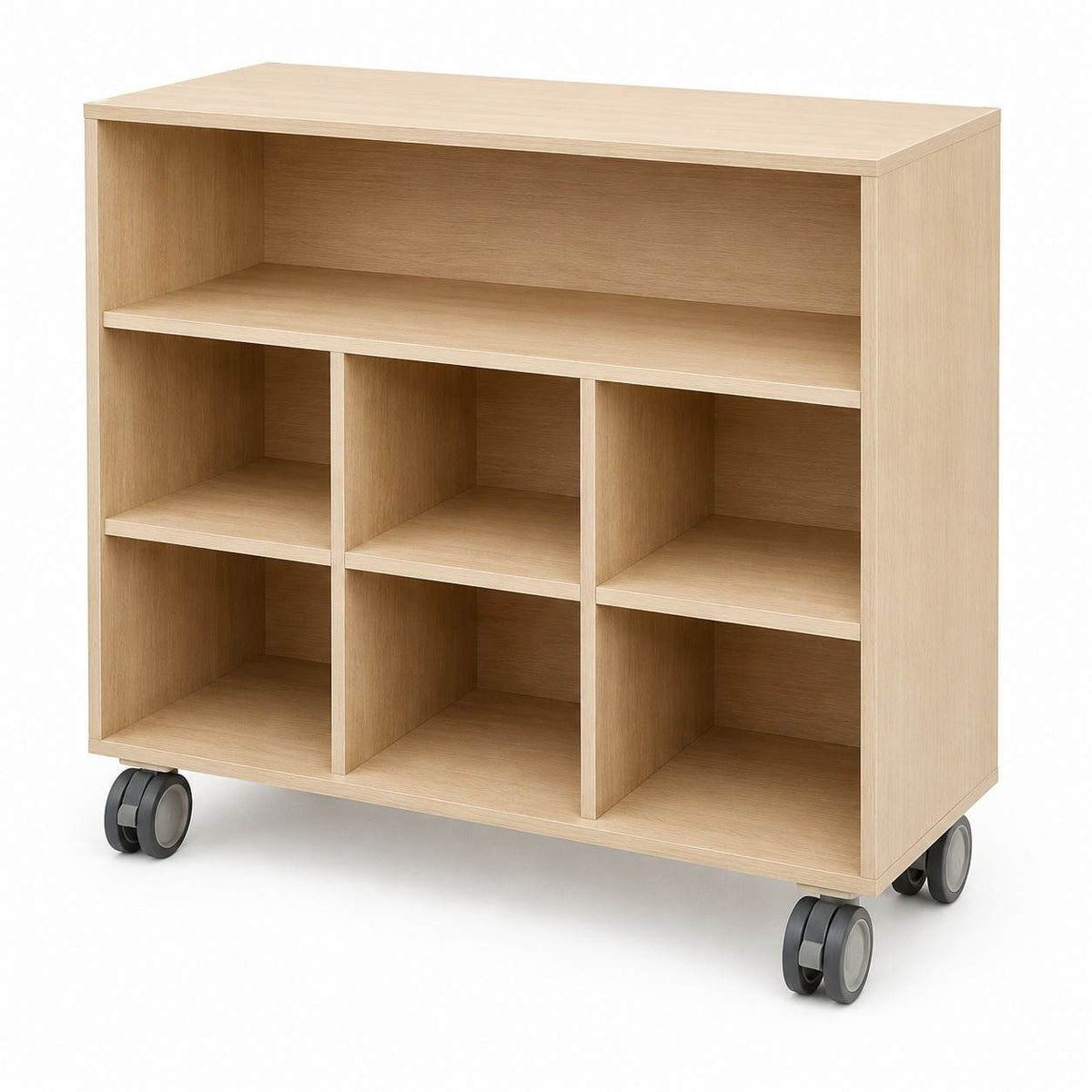 Storage Units Materials Cabinets – 3-Shelf Mobile Storage Cabinet - Fun Learning Store
