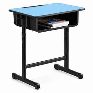 Student Desk with Adjustable Height Pedestal Frame: The Modern Study Essential - Fun Learning Store
