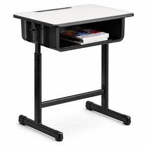 Student Desk with Adjustable Height Pedestal Frame: The Modern Study Essential - Fun Learning Store