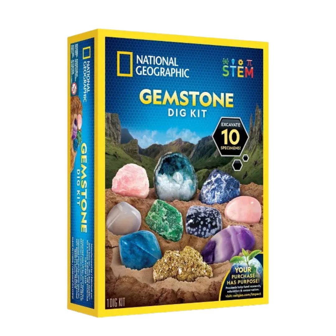 Super Gemstone Dig Kit – Unearth Real Treasures & Spark a Love for Science! - Fun Learning Store