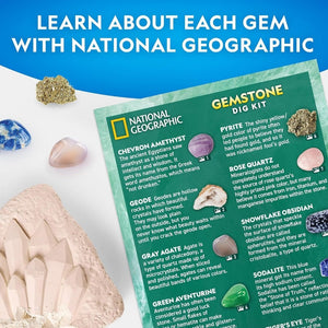 Super Gemstone Dig Kit – Unearth Real Treasures & Spark a Love for Science! - Fun Learning Store