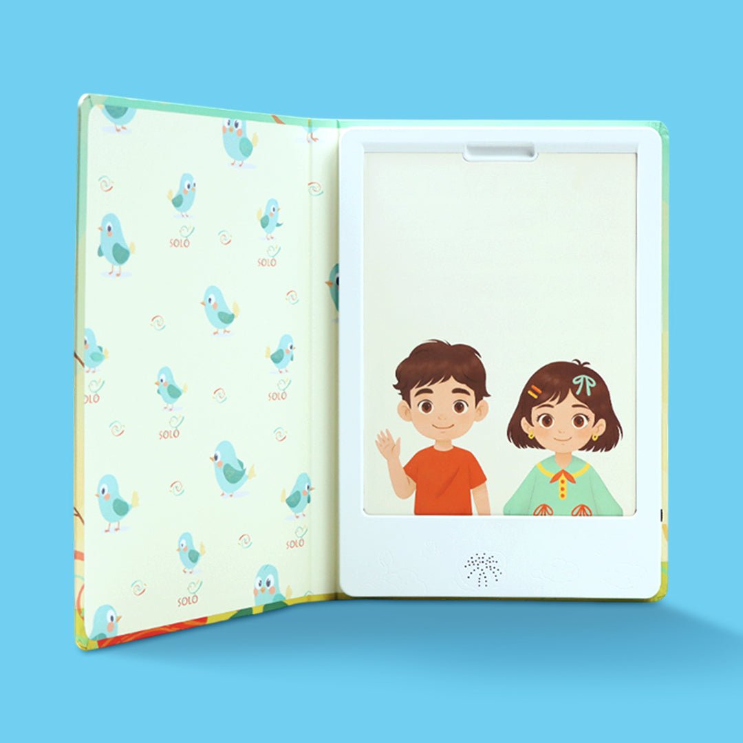 Talia & Bilal English Learning Device: Interactive Kids' Book - Fun Learning Store