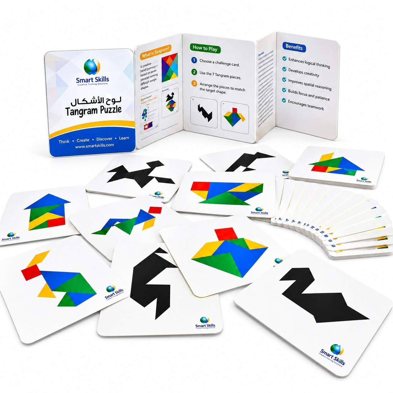 Tangram Puzzle – Creative Thinking & Problem-Solving Team Game - Fun Learning Store