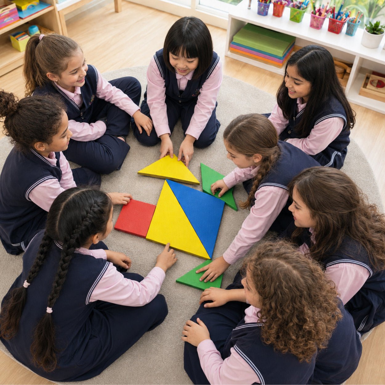 Tangram Puzzle – Creative Thinking & Problem-Solving Team Game - Fun Learning Store