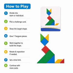 Tangram Puzzle – Creative Thinking & Problem-Solving Team Game - Fun Learning Store