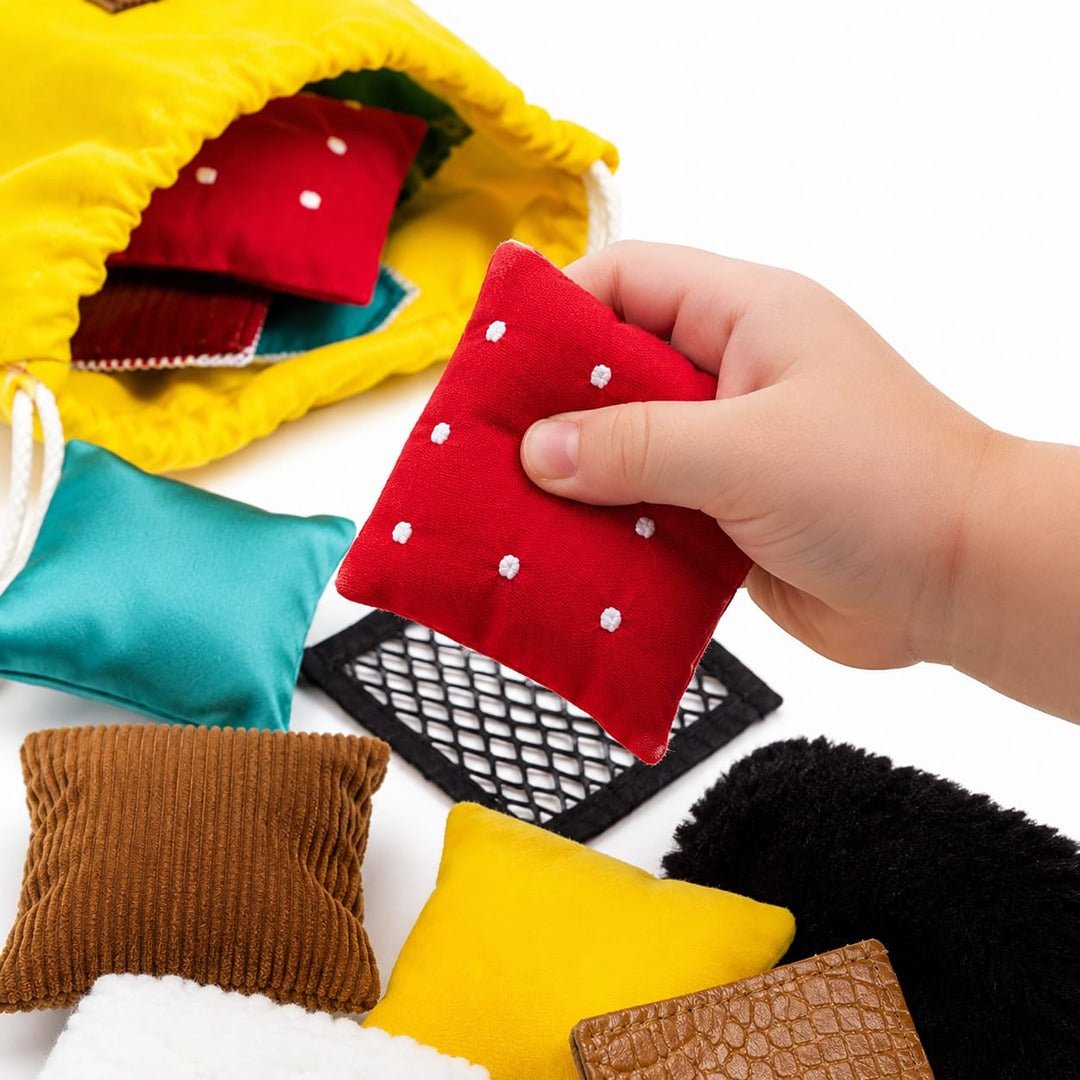 Teachable Touchables Texture Squares: Sensory Exploration & Tactile Learning - Fun Learning Store