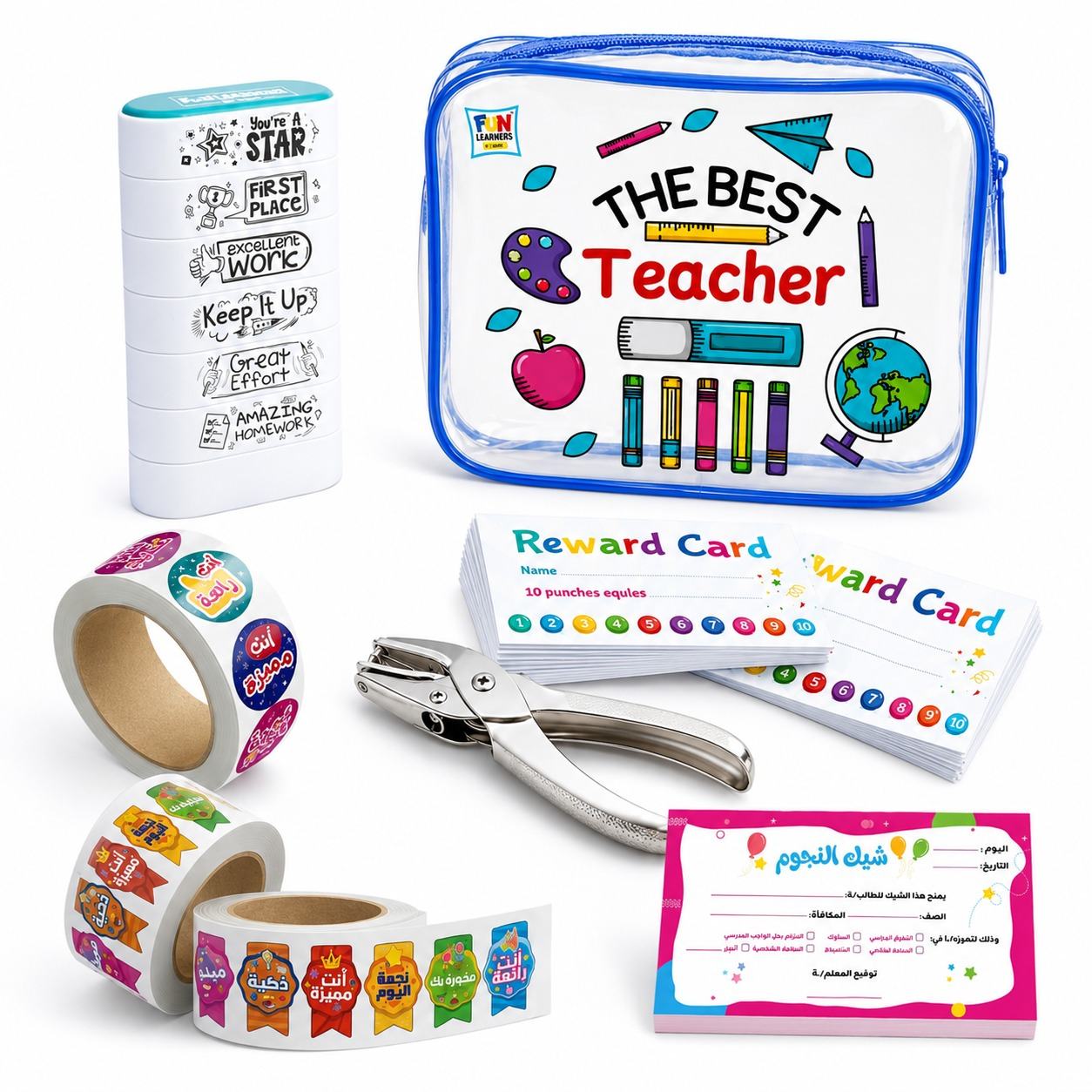 Teacher’s Motivation & Reward Set for Girls – 6 Pcs | The Ultimate Classroom Motivational Kit - Fun Learning Store