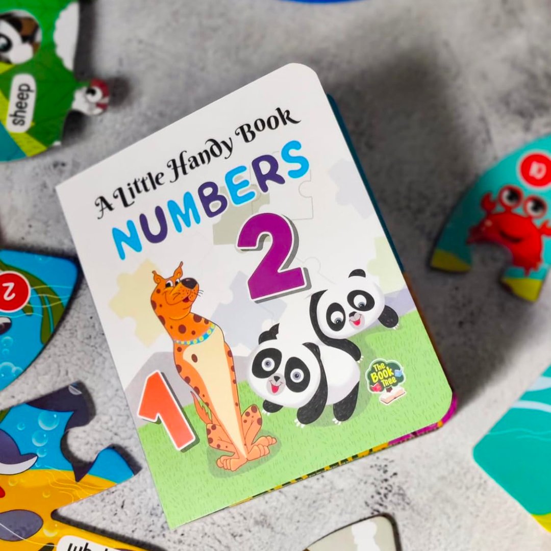 The Book Tree Easy Peasy - Big Size Numbers Puzzle Set - 20 Puzzles - Fun Learning Store