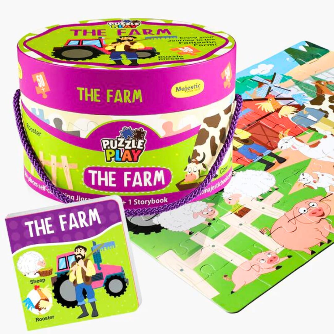 The Farm | Puzzle Play | 50 Pieces For Kids - Fun Learning Store