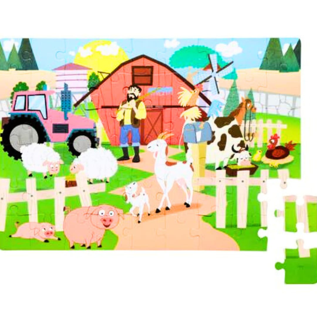 The Farm | Puzzle Play | 50 Pieces For Kids - Fun Learning Store