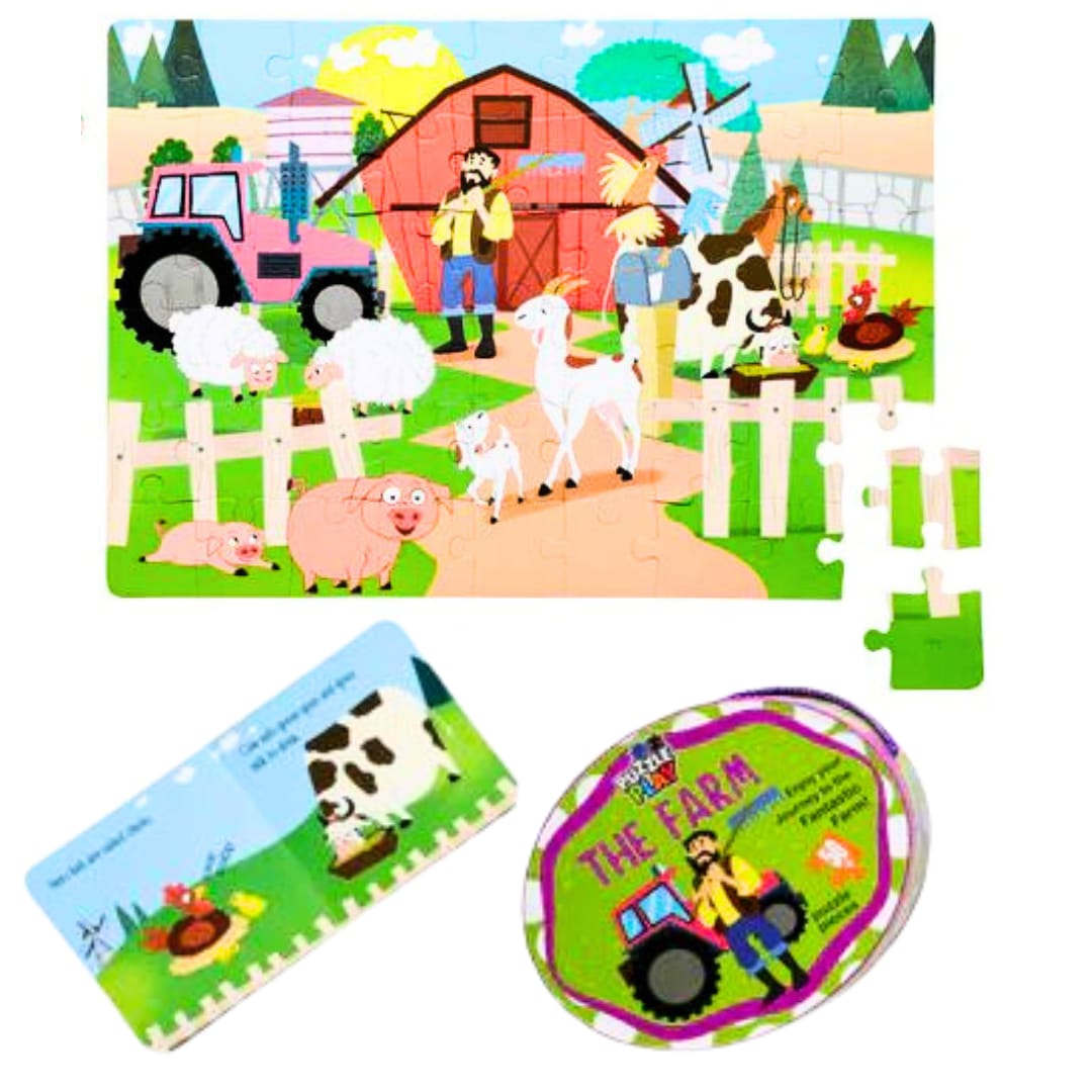 The Farm | Puzzle Play | 50 Pieces For Kids - Fun Learning Store