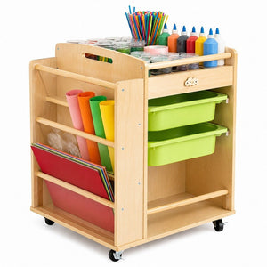 The Multi-Function Material Trolley: Ultimate Versatility for Your Creative Space - Fun Learning Store