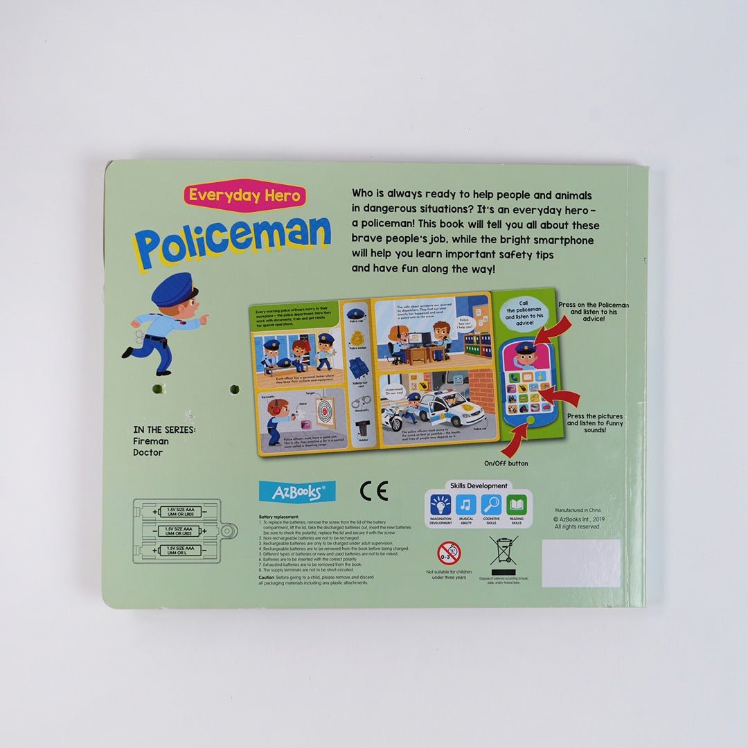 The Policeman – Brave Heroes in Action! Interactive Audio Book for Kids - Fun Learning Store