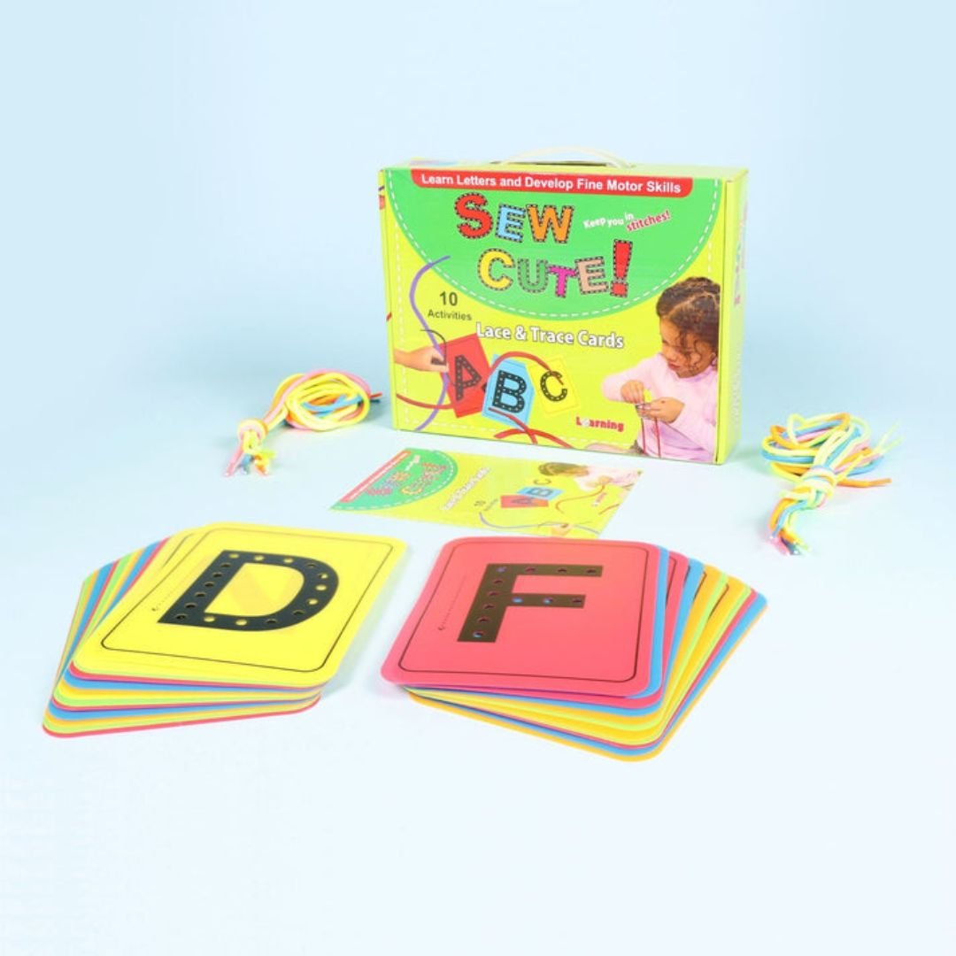 Trace and Link Cards Bag: English Letters – Educational Toy for Kids - Fun Learning Store