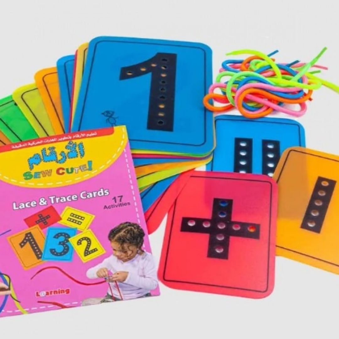 Trace and Link Cards Bag: Numbers – Educational Toy for Kids - Fun Learning Store