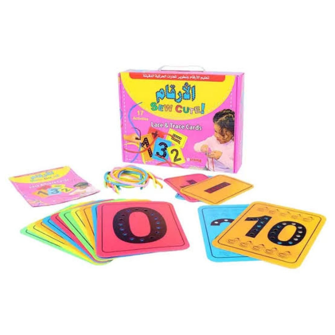 Trace and Link Cards Bag: Numbers – Educational Toy for Kids - Fun Learning Store