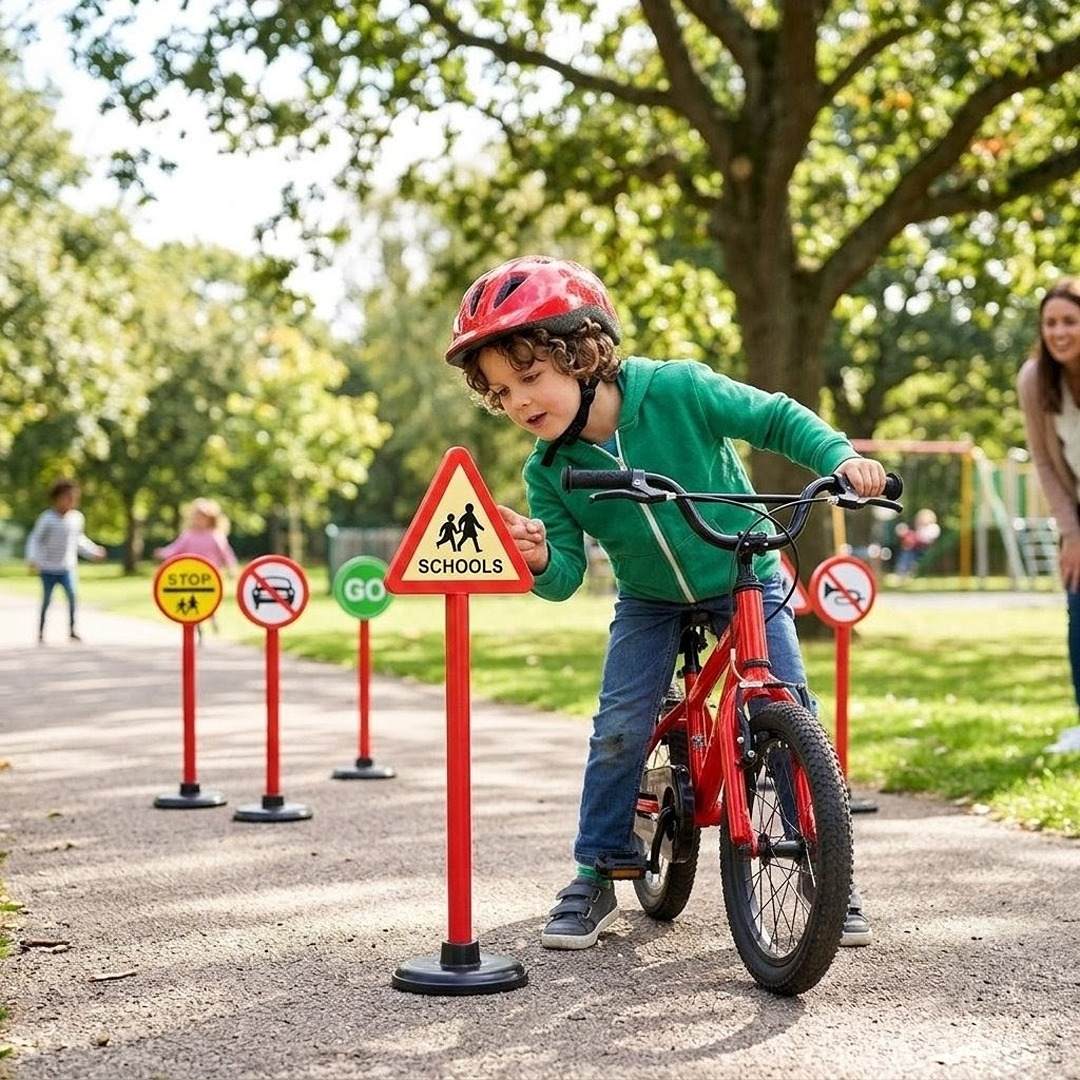 Traffic Sign Set : Turn Your Home Into a Fun Safety Adventure! - Fun Learning Store