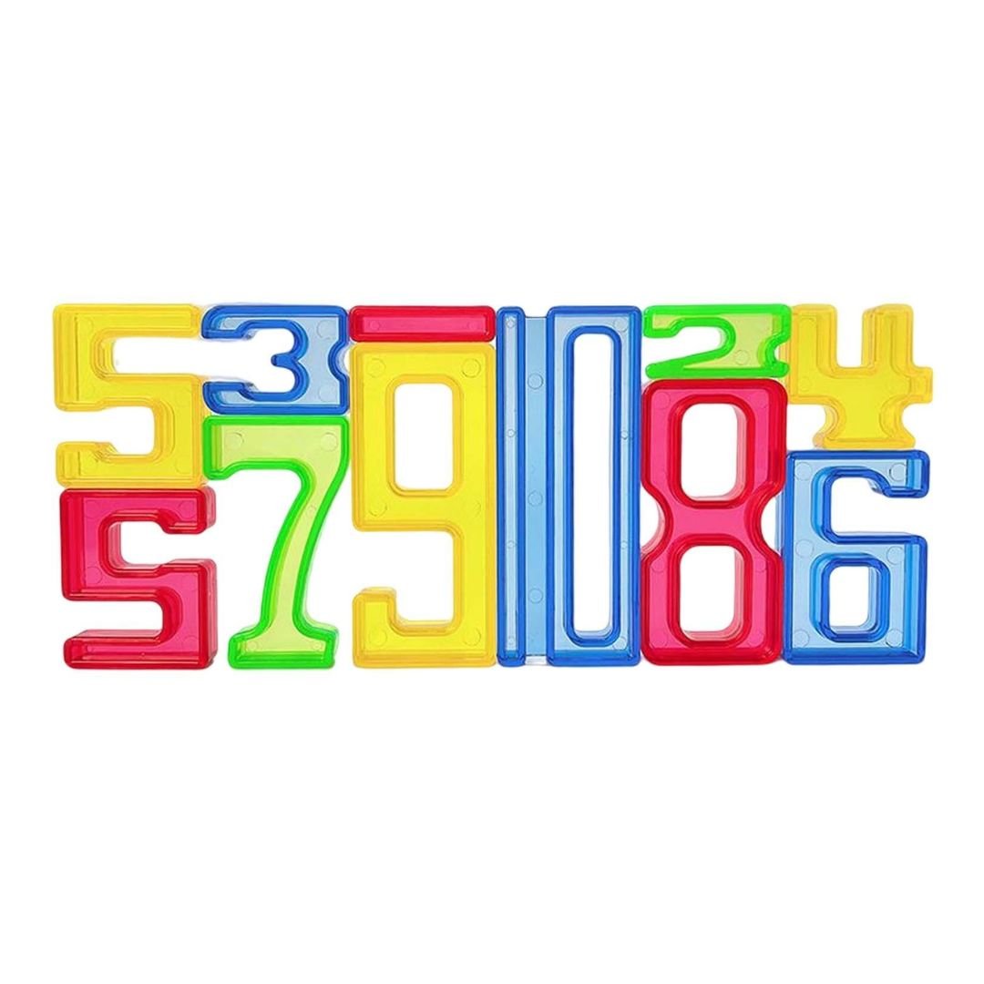 Transparent Numbers Building Blocks and Balance Game - STEM Education Toy - 70 Pcs - Fun Learning Store