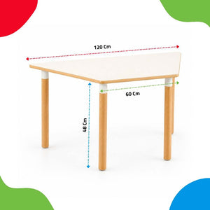 Trapezoid Table 120 × 60 cm: The Ultimate Versatile Learning Surface - Fun Learning Store