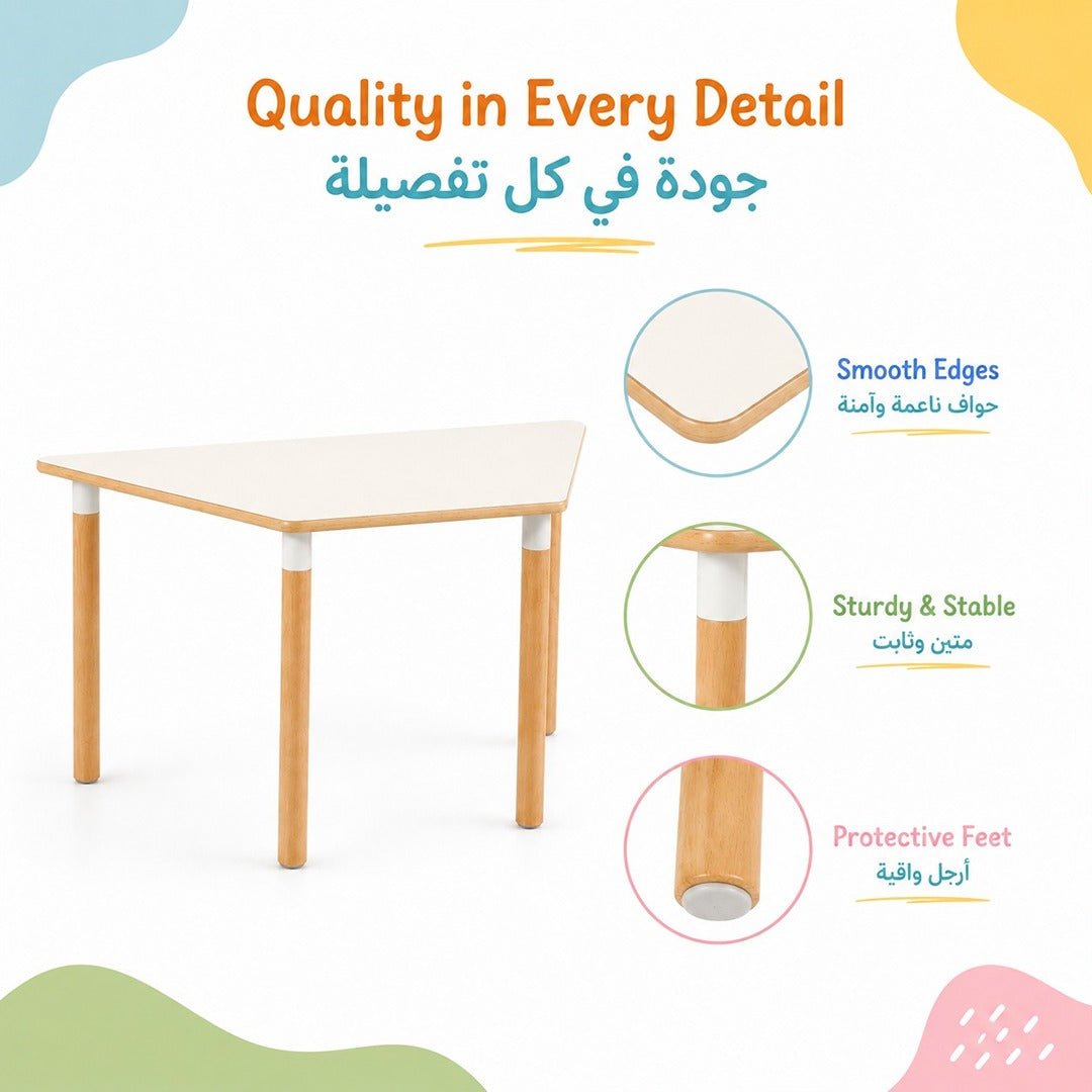 Trapezoid Table 120 × 60 cm: The Ultimate Versatile Learning Surface - Fun Learning Store