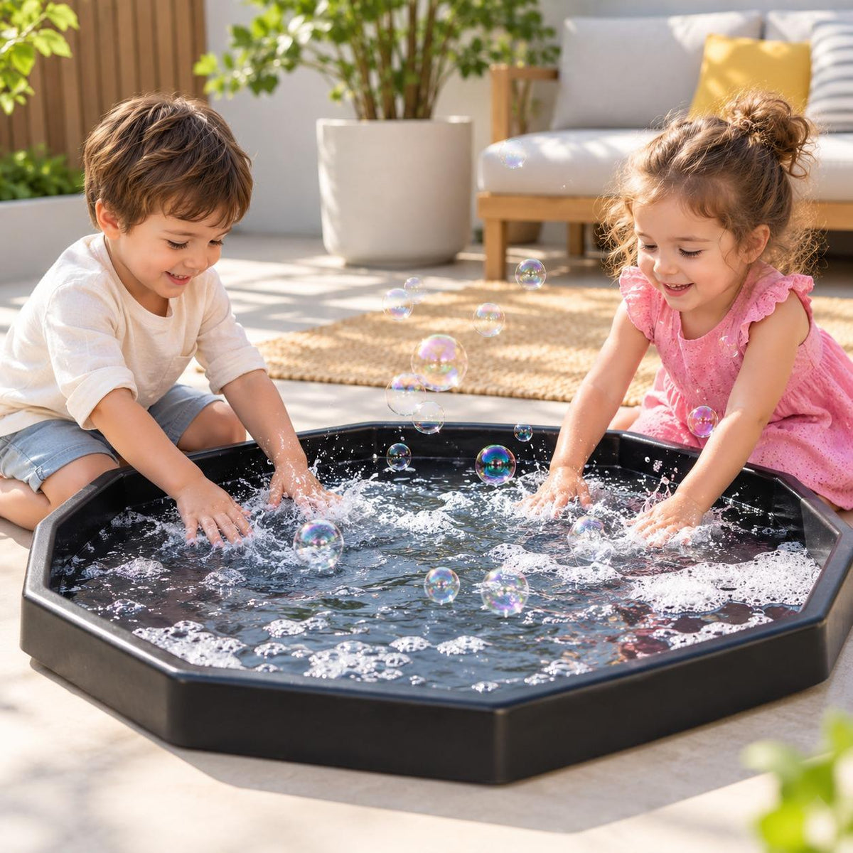 Tuff Tray – Black | Indoor & Outdoor Sensory Play Tray for Kids - Fun Learning Store