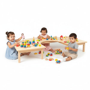U - Shape Kids Table 180 × 120 cm – Durable, Safe, and Interactive Learning Design - Fun Learning Store