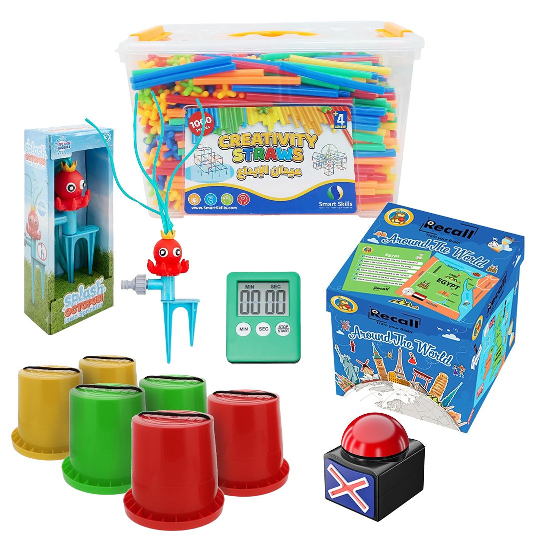 Ultimate Action & Creativity Bundle | 6 - in - 1 Play & Learn Set for Kids - Fun Learning Store
