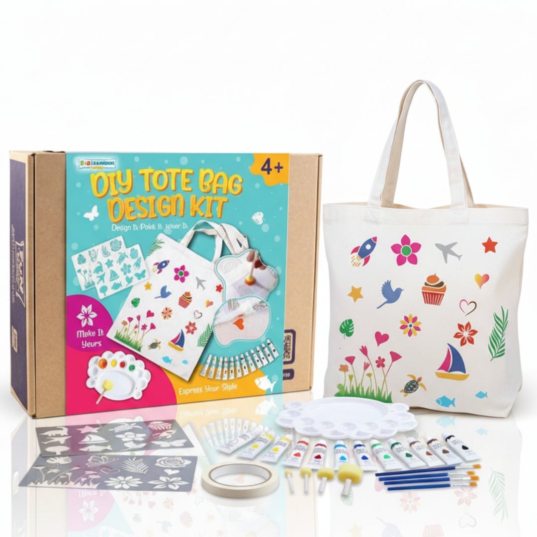 Ultimate DIY Tote Bag Art Set – Create & Shine in Style! - Fun Learning Store