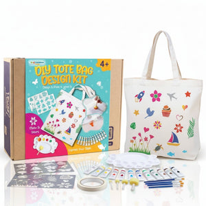 Ultimate DIY Tote Bag Art Set – Create & Shine in Style! - Fun Learning Store