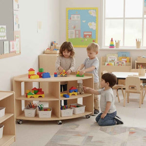 Ultimate N Curved Storage Unit – Modular Corner Storage Solution - Fun Learning Store