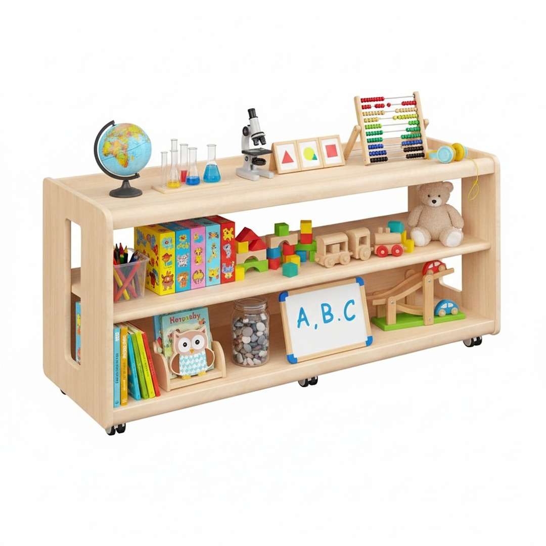 Ultimate N Storage 3 - Tiers Units – German - Quality Modular Storage with Wheels - Fun Learning Store