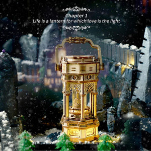 Victorian Lantern: Robotime 3D Wooden Puzzle Mechanical Gear Music Box - Fun Learning Store