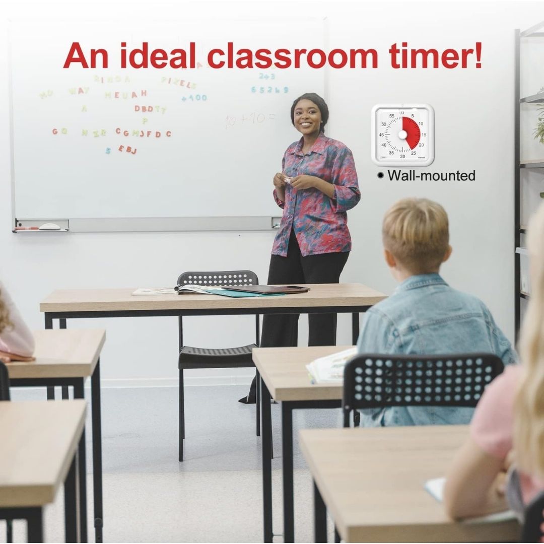 Visual 60 Minutes Countdown Timer - Black - Fun Learning Store