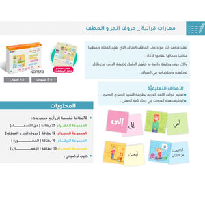 Visual Discrimination Illustrated - Teaching Arabic Grammar - Prepositions And Conjunctions - Fun Learning Store