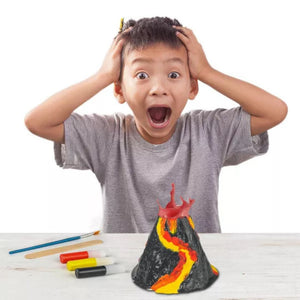 Volcano Science Kit – Build, Paint, and Erupt Your Own Explosive Volcano! - Fun Learning Store