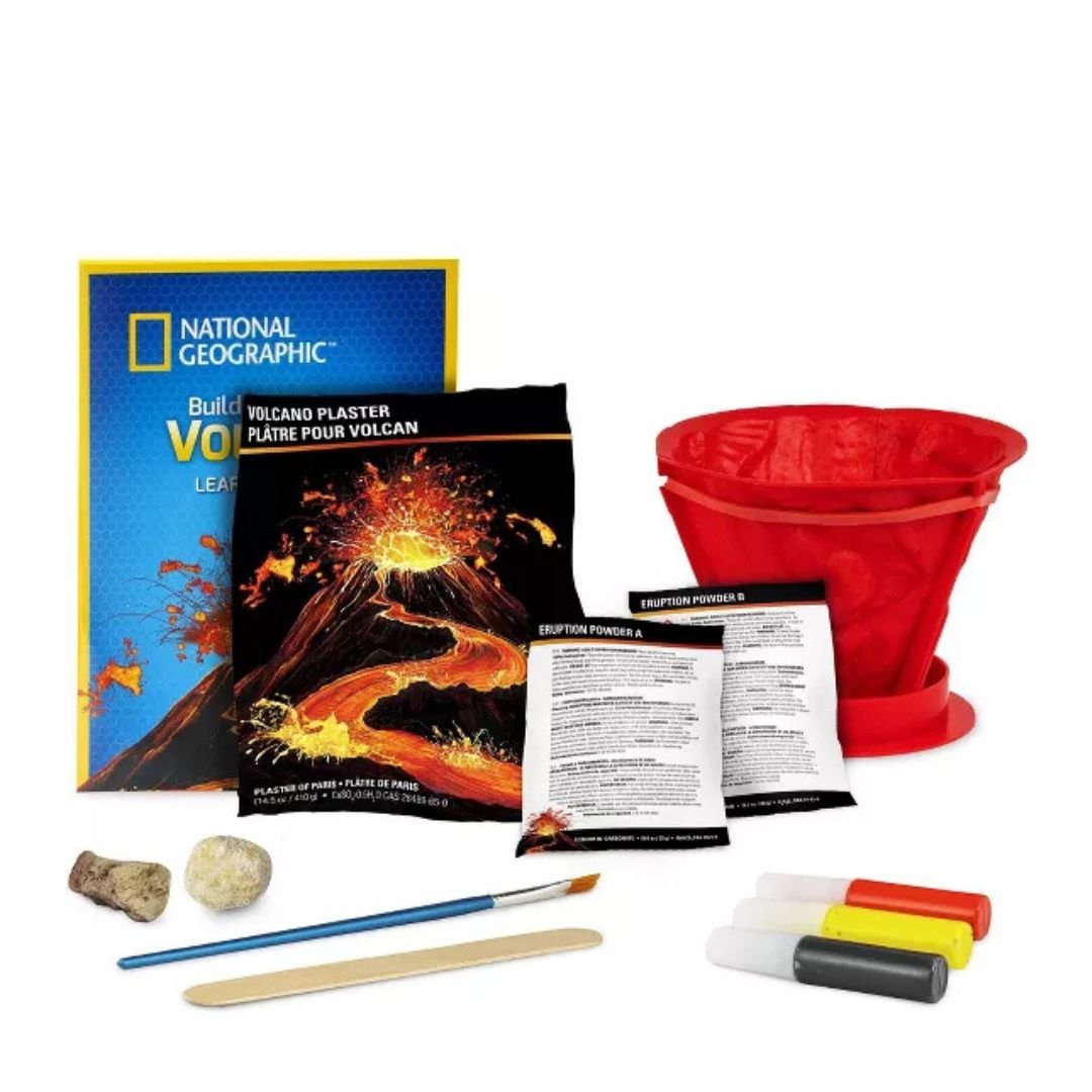 Volcano Science Kit – Build, Paint, and Erupt Your Own Explosive Volcano! - Fun Learning Store