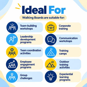 Walking Boards – Teamwork, Coordination & Leadership Challenge - Fun Learning Store