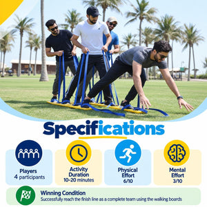 Walking Boards – Teamwork, Coordination & Leadership Challenge - Fun Learning Store